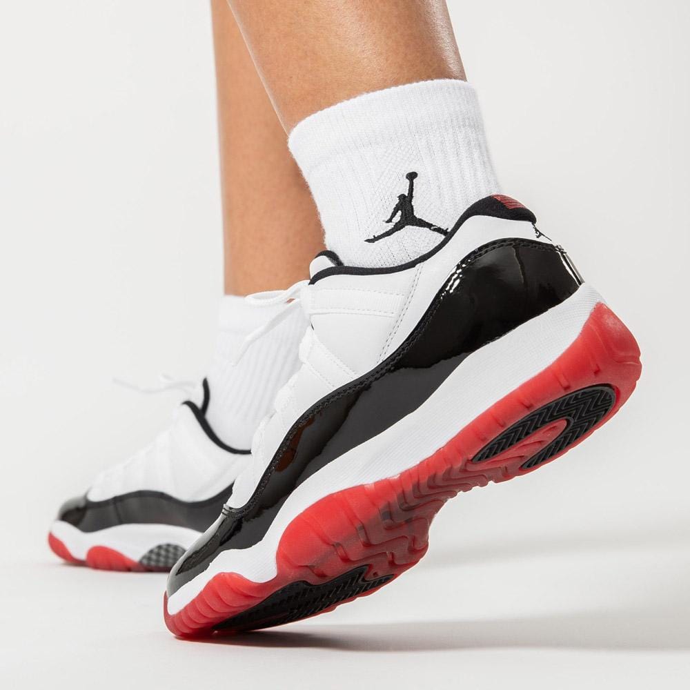 Concord Retro Lows On Feet Jordan Low Concord Bred Air Jordan 11