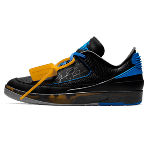 Off-White x Air Jordan 2 Retro Low SP 'Black Varsity Royal'