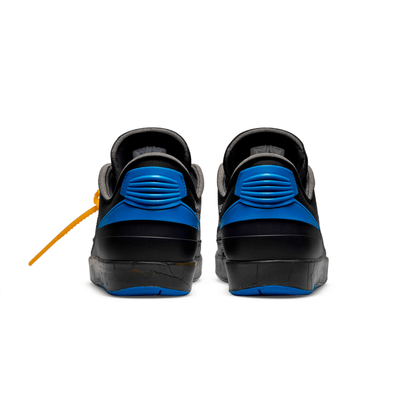 Off-White x Air Jordan 2 Retro Low SP 'Black Varsity Royal' - Kick Game