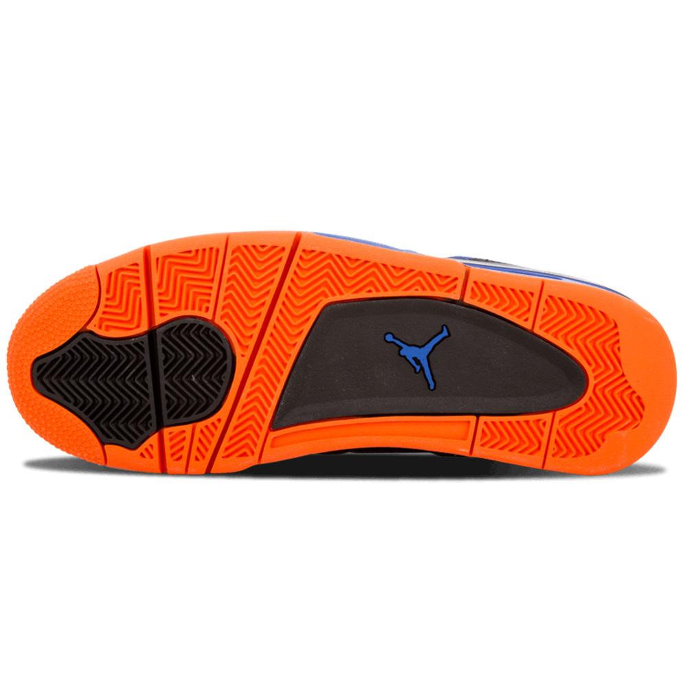 Jordan 4 black and orange hot sale