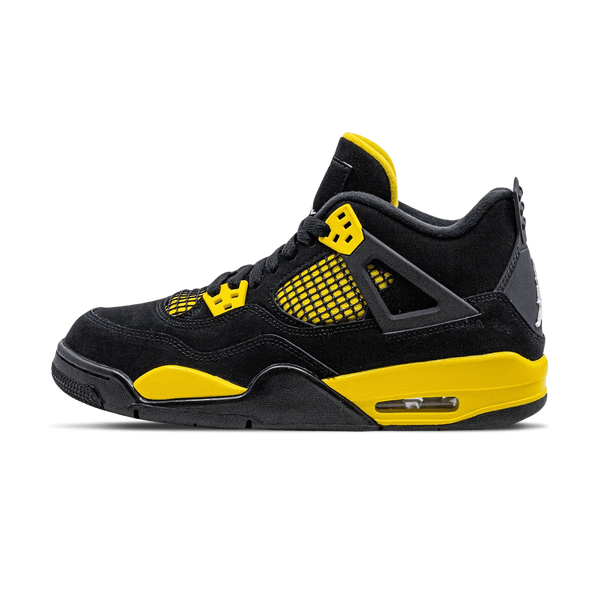 NIKE AIR JORDAN 4 RETRO GS 黒/黄 GS エアジョーダン4 Nike GS Air Jordan 4 Retro Thunder (Nike