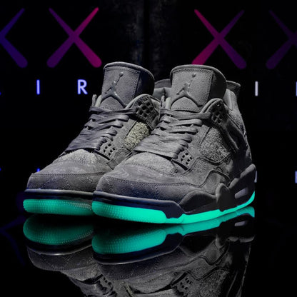 Nike x KAWS Air Jordan 4 Retro 'Cool Grey & White' - Kick Game