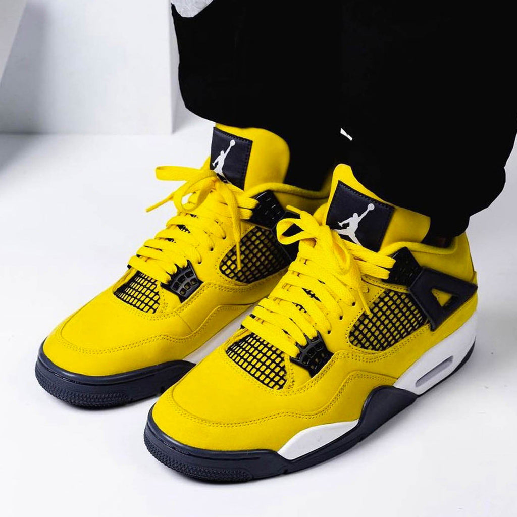Yellow Jordan 4s 2021 Release Air Jordan Retro 'Lightning' 2021