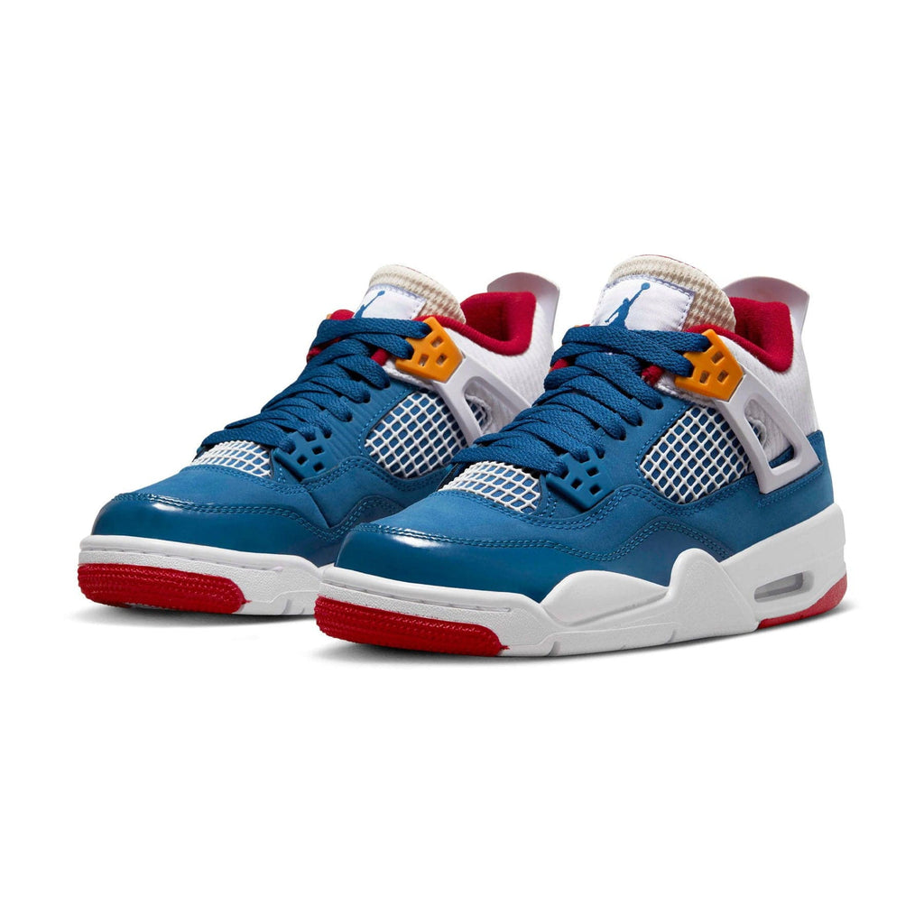 Jordan 4 Retro (Little Kid) White/Red / 2