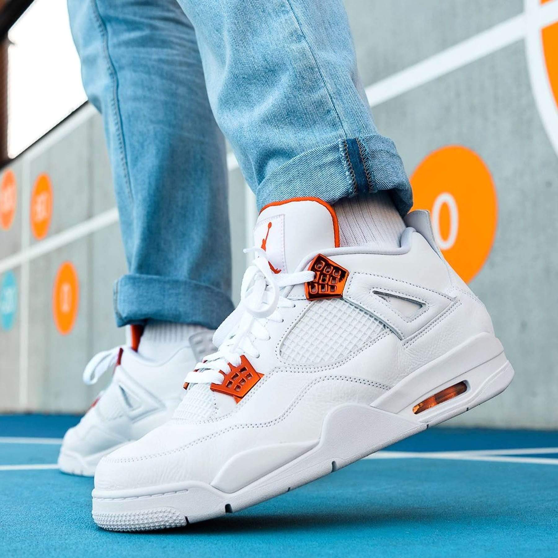 Air Jordan 4 Retro 'Orange Metallic' — Kick Game