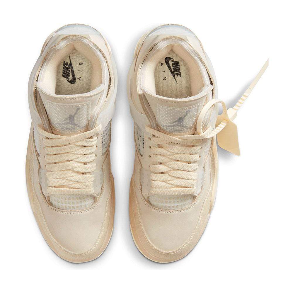OFF-WHITE x Wmns Air Jordan 4 SP 'Sail' - Kick Game