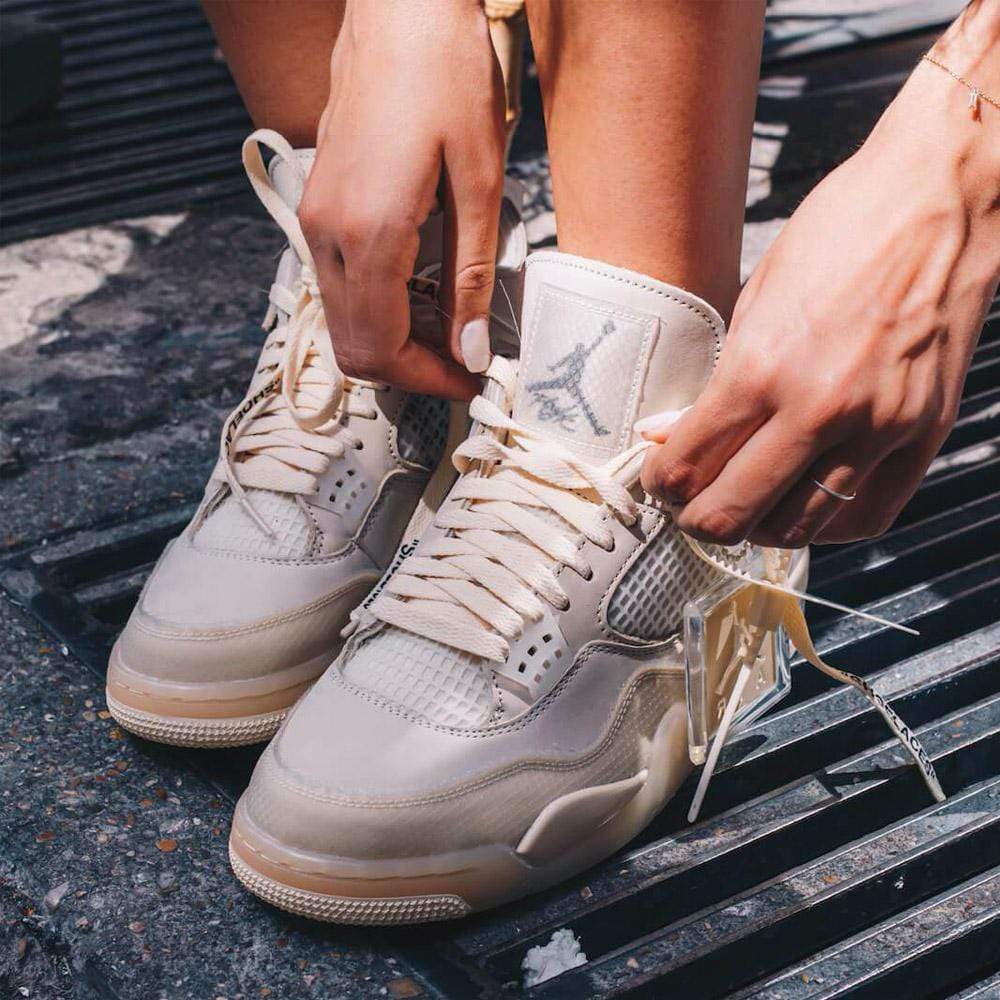 HOT White Air Jordans Jordan Sail Shirt OFF-WHITE X Wmns Air