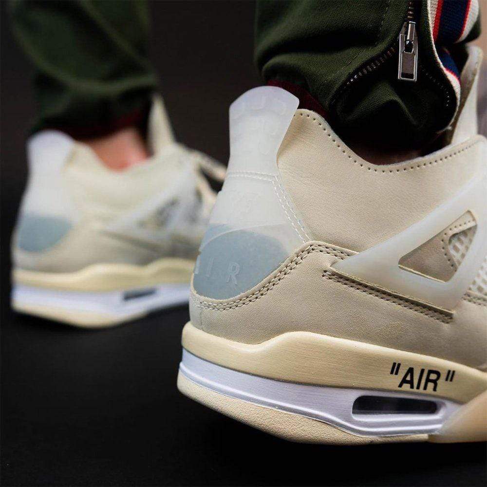 OFF-WHITE x Wmns Air Jordan 4 SP 'Sail' - Kick Game