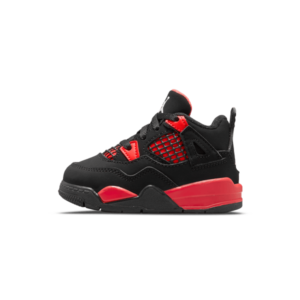 Jordans retro 4 black and red hotsell