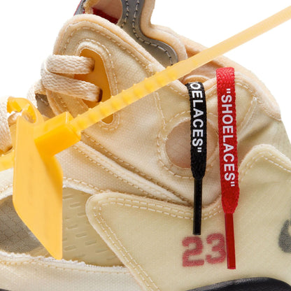 Off-White x Air Jordan 5 Retro SP PS 'Sail' - Kick Game