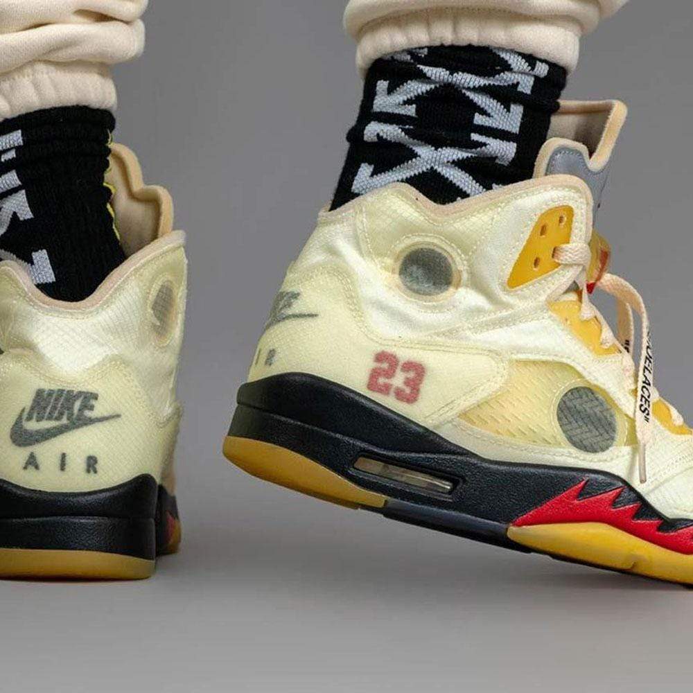 Off-White Reveal the Air Jordan 5 in Paris  Air jordans, Nike air jordan 5,  Best sneakers