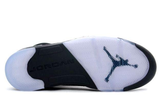 Air Jordan 5 Retro 'Black Metallic Silver' - Kick Game