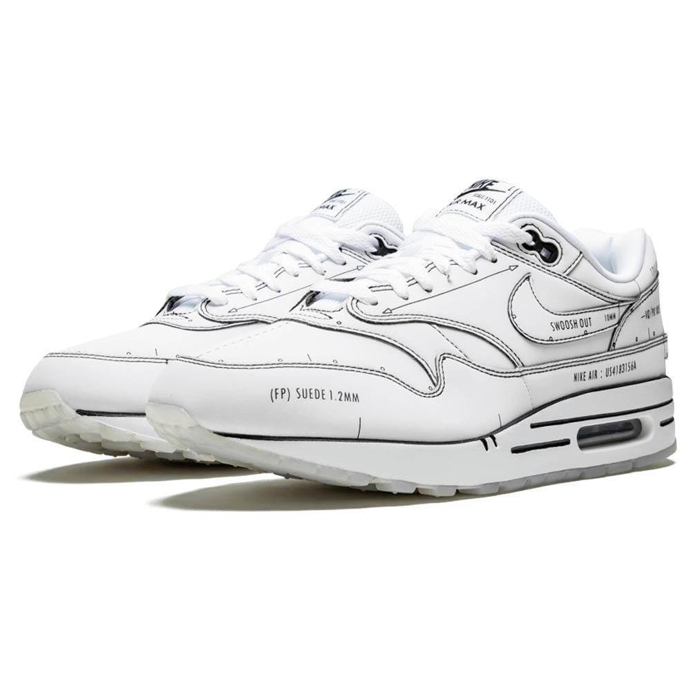 Nike Air Max 1 'Sketch Schematic - White' - Kick Game