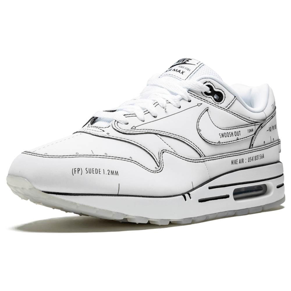 Nike Air Max 1 'Sketch Schematic - White' - Kick Game