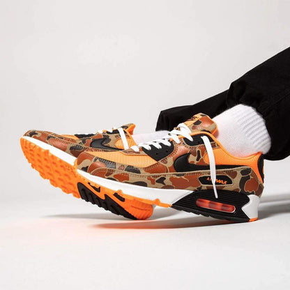 Nike Air Max 90 Orange Duck Camo - Kick Game