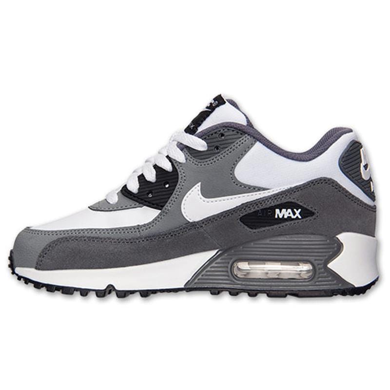 Nike Air Max 90 White-Cool Grey-Dark Grey - Kick Game