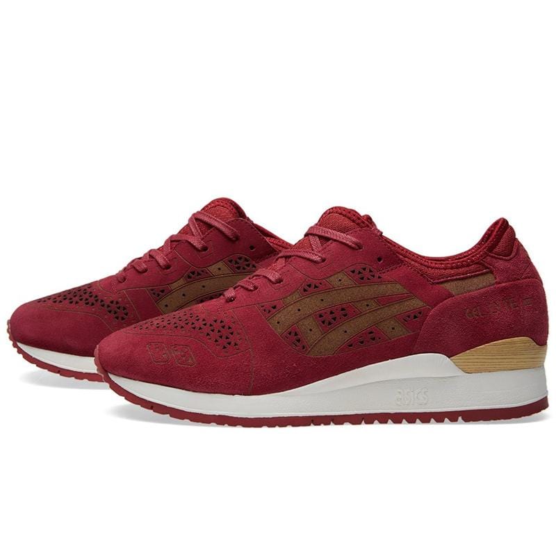 ASICS GEL LYTE III 'LASER ETCHED' Burgundy - Kick Game