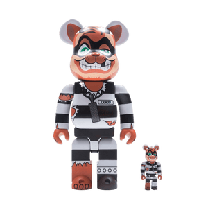 Bearbrick BAIT x Medicom TMNT Scratch 100% & 400% Set 'White/Black'