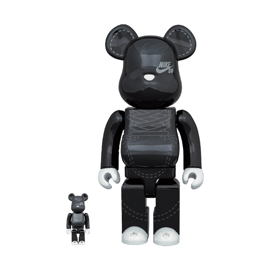 Bearbrick NIKE SB 2020 100% 400% Set 'Black' — Kick Game