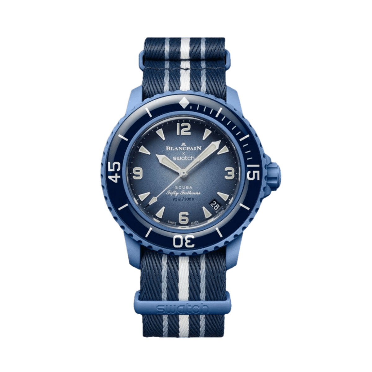 Swatch X Blancpain Bioceramic Scuba Fifty Fathmos Atlantic Ocean - Kick Game