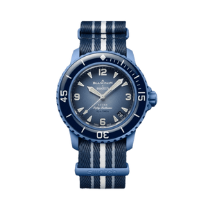 Swatch X Blancpain Bioceramic Scuba Fifty Fathmos Atlantic Ocean