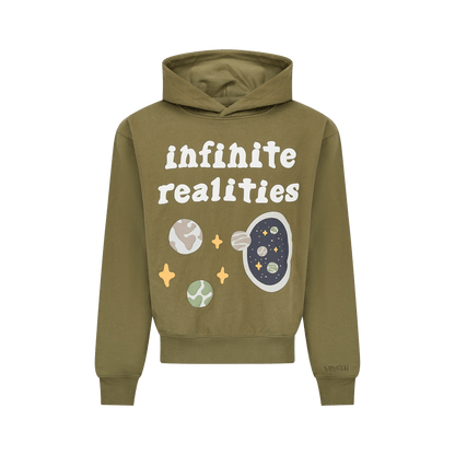 Broken Planet Hoodie x KG 'Olive Green' - Kick Game