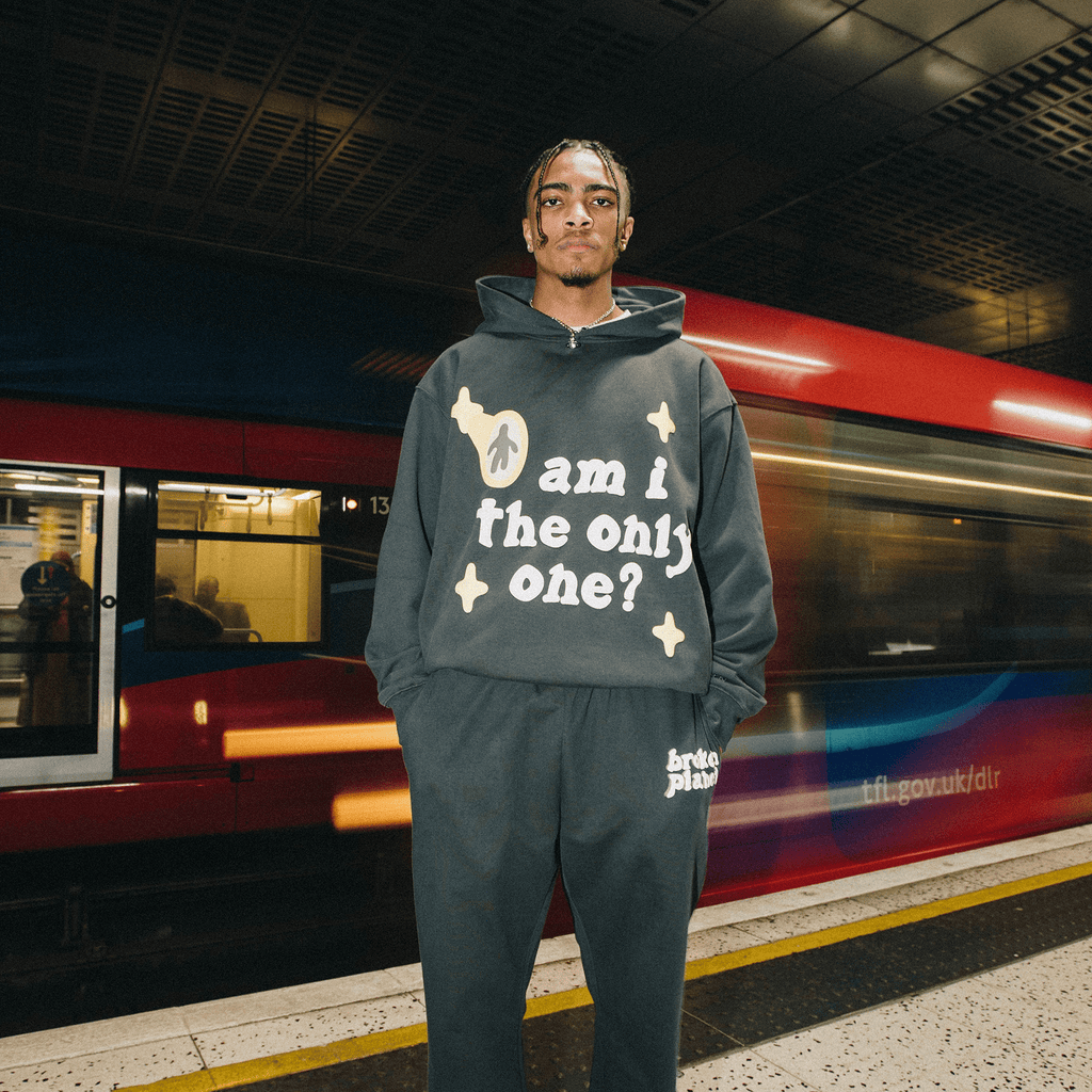Broken Planet Hoodie x KG 'Onyx' - Kick Game