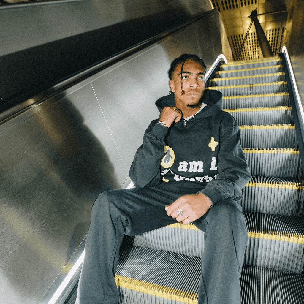 Broken Planet Hoodie x KG 'Onyx' - Kick Game