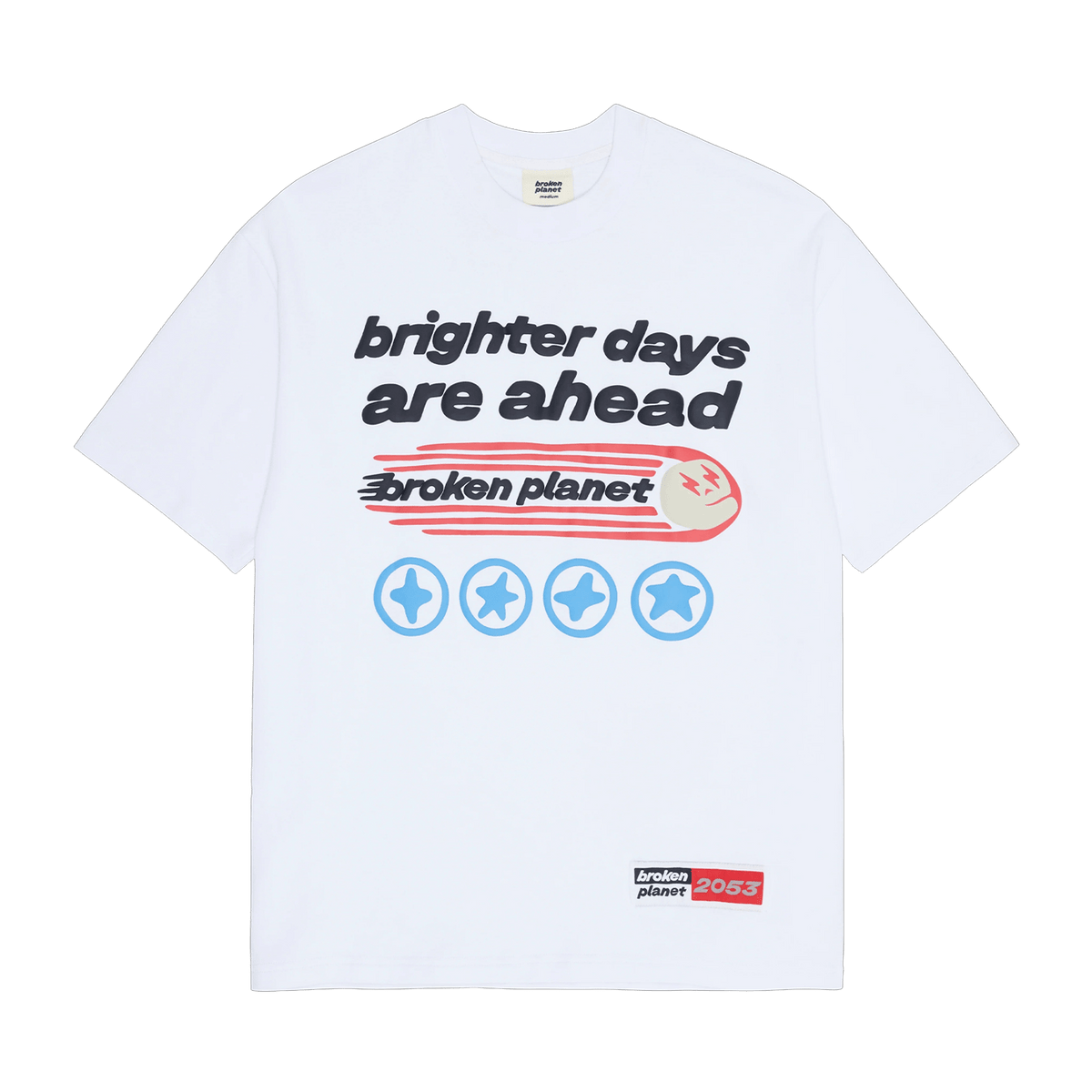 Broken Planet Market T-Shirt 'Brighter Days Are Ahead' - CerbeShops