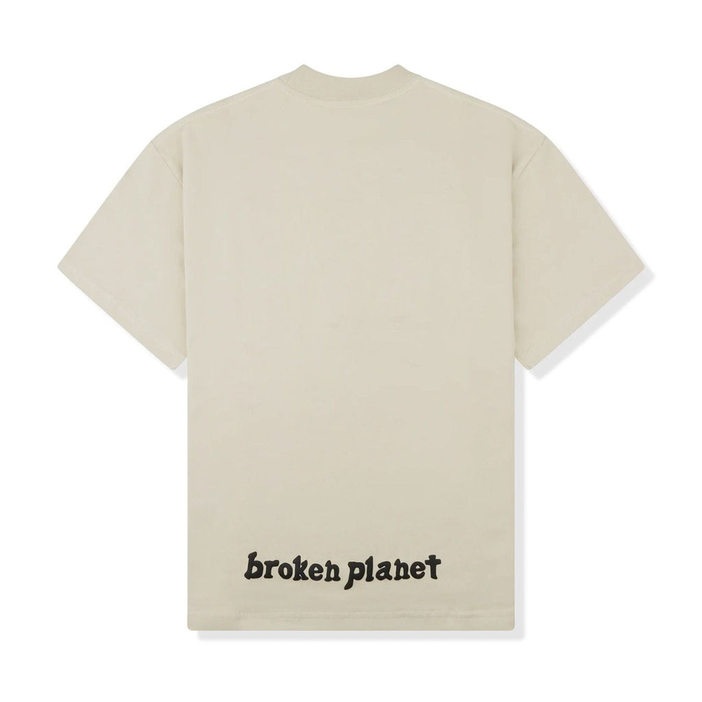 Broken Planet Market T Shirt 'I Believe In Shooting Stars' - White Bone - Kick Game