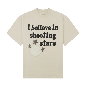 Broken Planet T Shirt 'I Believe In Shooting Stars' - White Bone