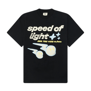 Broken Planet T-Shirt 'Speed Of Light' - Midnight Black