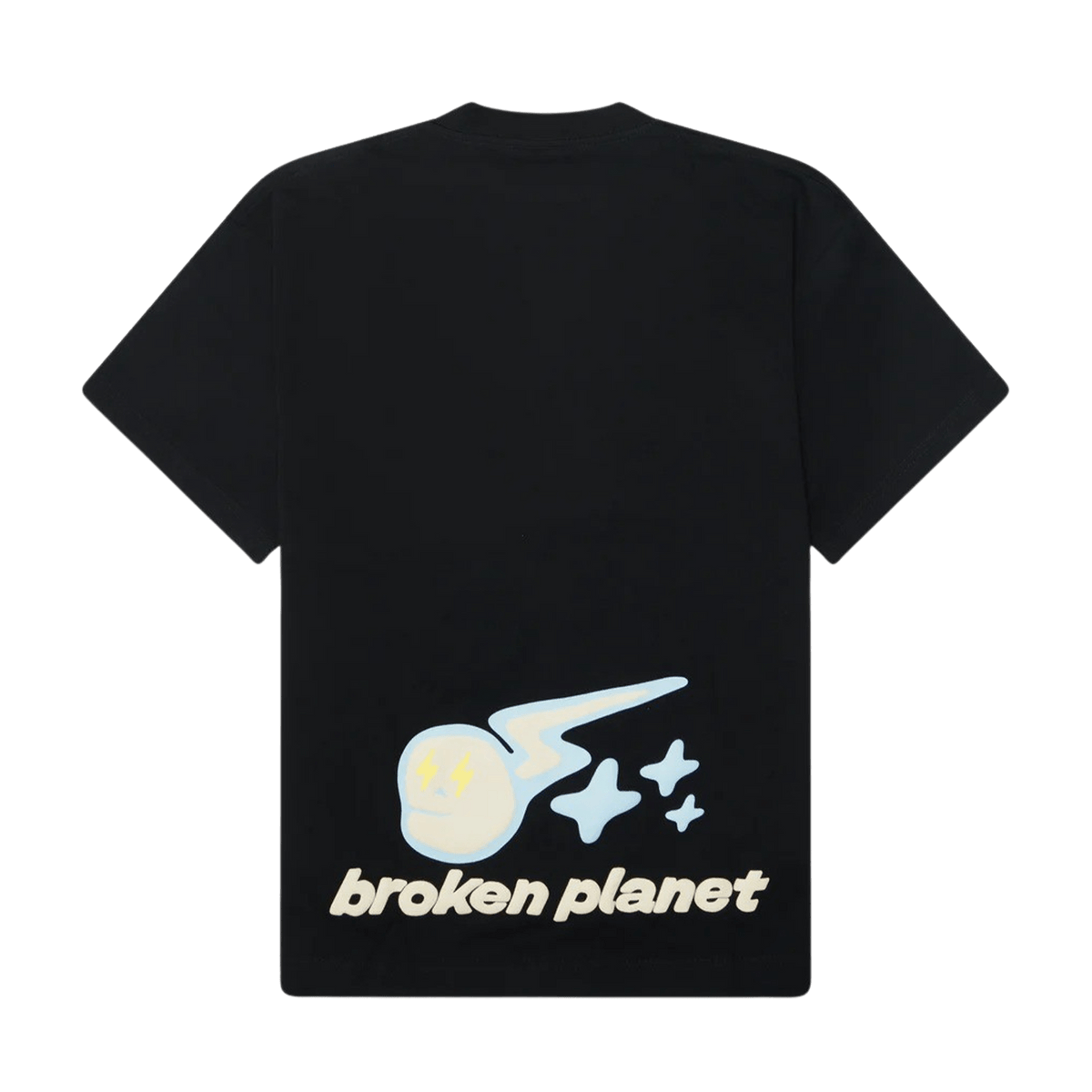 Broken Planet Market T-Shirt 'Speed Of Light' - Midnight Black - Kick Game