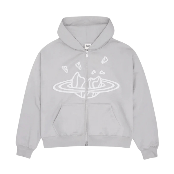 Broken Planet ジップフーディー ジップアップパーカー Broken Planet Zip Up Hoodie Soot Black メンズ - FW23 - JP
