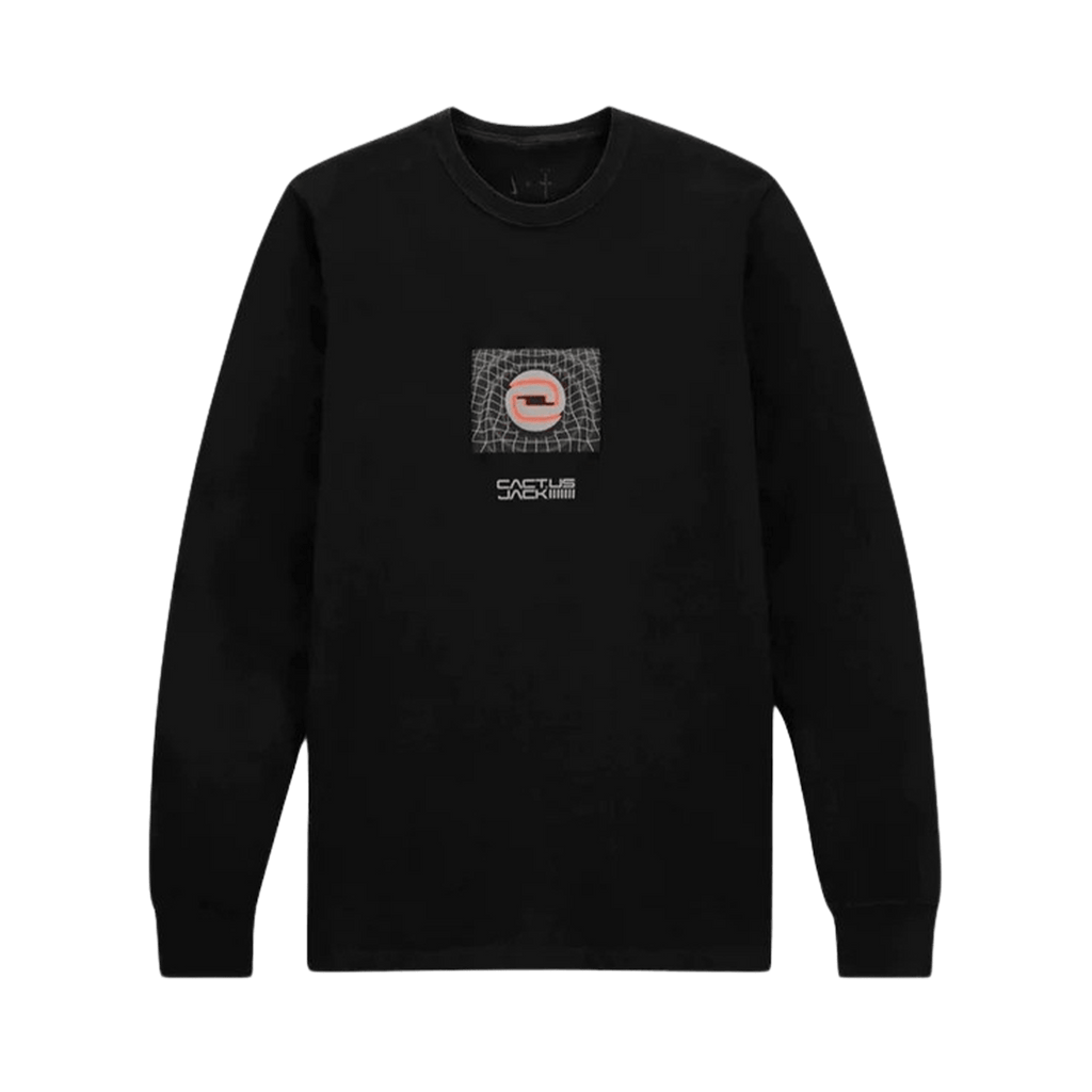 Cactus Jack by Travis Scott x Nike NRG BH Long-Sleeve Tee 'Black' - Kick Game