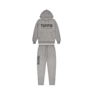 Trapstar Decoded Chenille 2.0 Hoodie Tracksuit - Grey