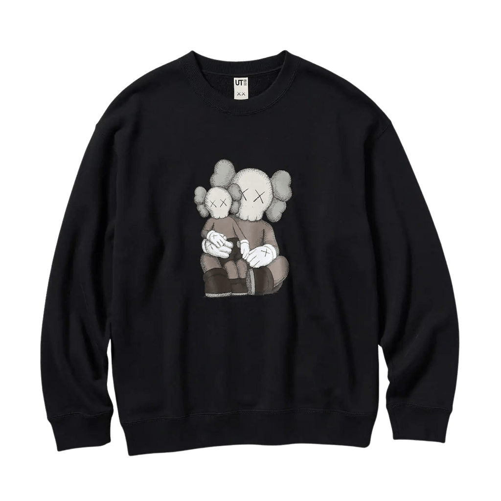 KAWS x UNIQLO UT Graphic Sweatshirt Black Kick Game