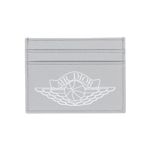 Dior x Jordan Wings Card Holder (4 Card Slot) Grey