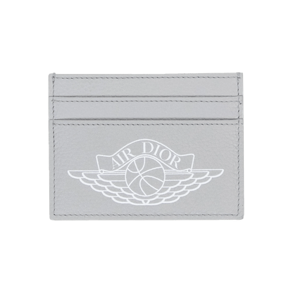 Dior x Jordan Wings Card Holder (4 Card Slot) Grey - Kick Game