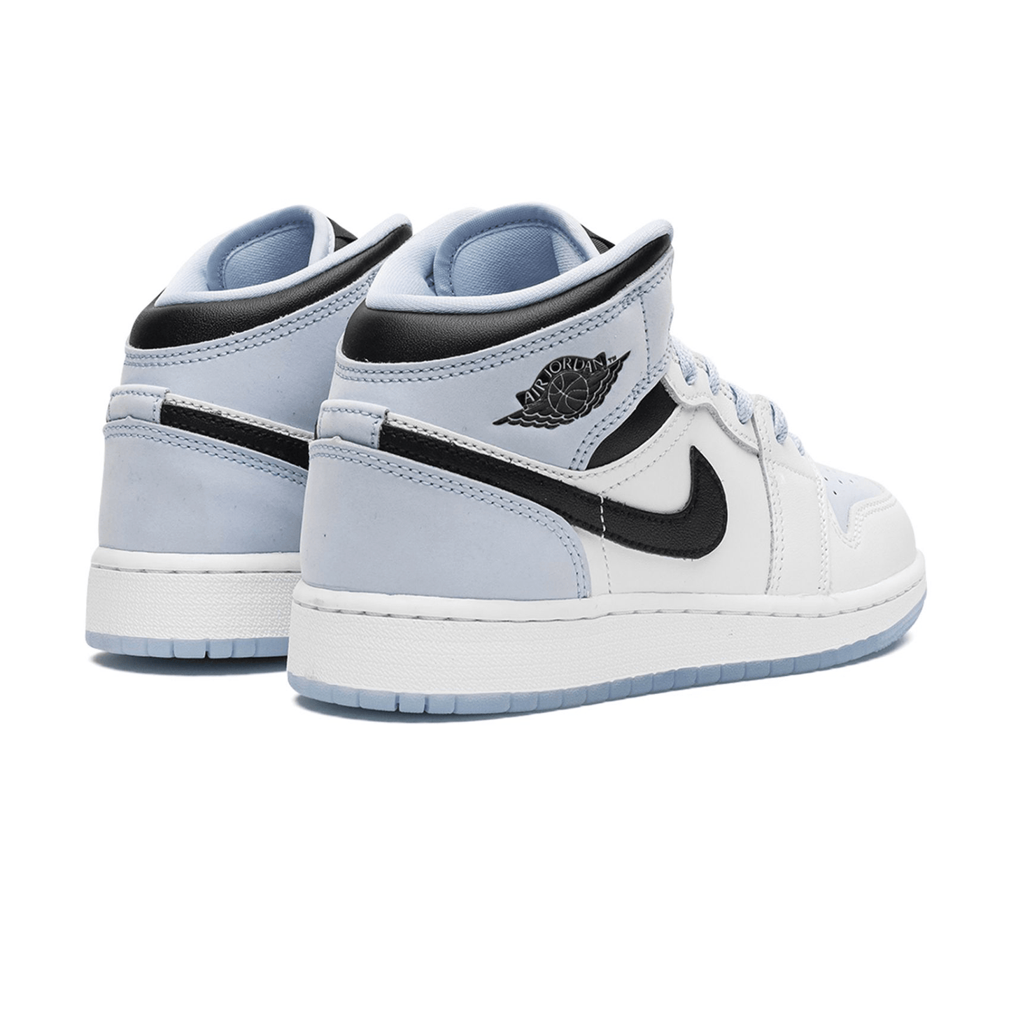 Air Jordan 1 Mid SE GS 'White Ice Blue' - Kick Game