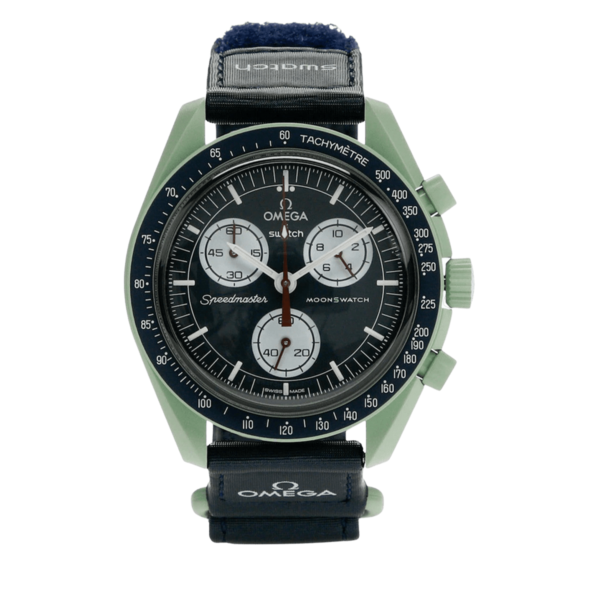 Swatch x Omega Bioceramic Moonswatch Mission to Earth - CerbeShops