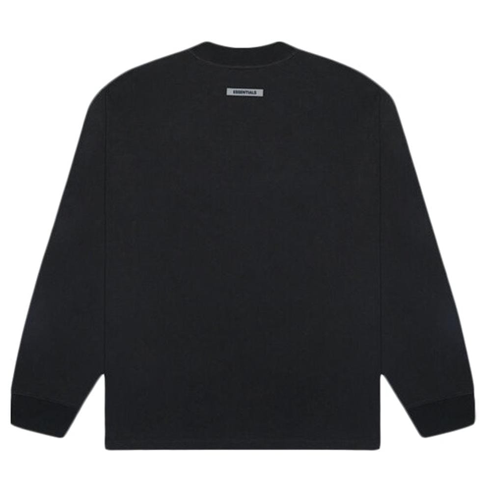 FEAR OF GOD ESSENTIALS 3D Silicon Applique Boxy Long Sleeve T-Shirt Dark Slate/Stretch Limo/Black - Kick Game