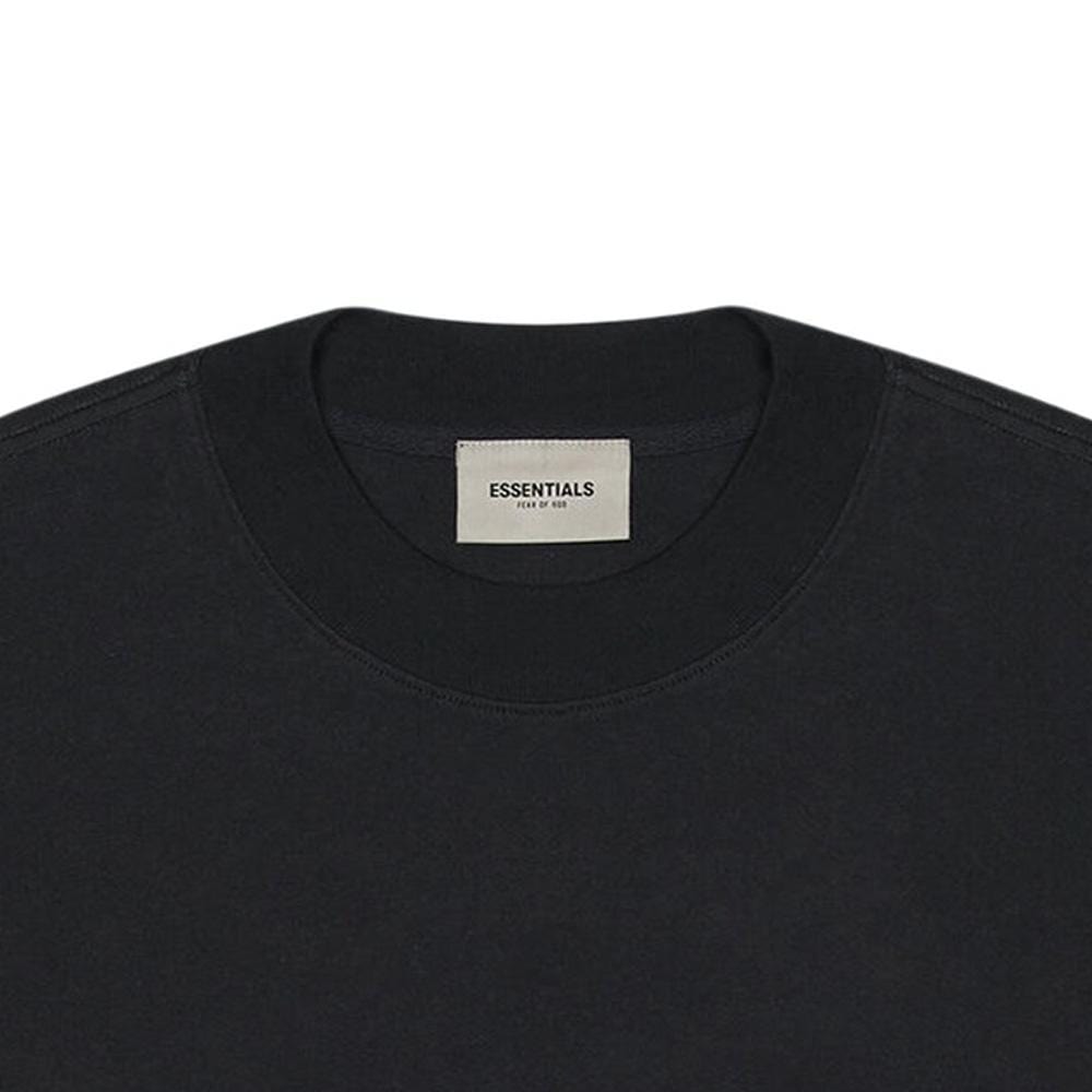 FEAR OF GOD ESSENTIALS 3D Silicon Applique Boxy Long Sleeve T-Shirt Dark Slate/Stretch Limo/Black - Kick Game
