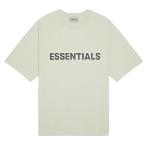 FEAR OF GOD ESSENTIALS 3D Silicon Applique Boxy T-Shirt Alfalfa Sage
