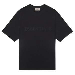 FEAR OF GOD ESSENTIALS 3D Silicon Applique Boxy T-Shirt Dark Slate/Stretch Limo/Black