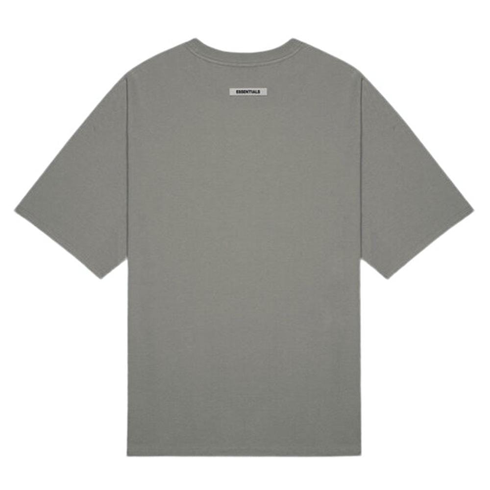 FEAR OF GOD ESSENTIALS 3D Silicon Applique Boxy T-Shirt Gray Flannel/Charcoal - Kick Game