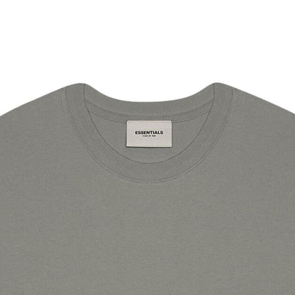 FEAR OF GOD ESSENTIALS 3D Silicon Applique Boxy T-Shirt Gray Flannel/Charcoal - Kick Game
