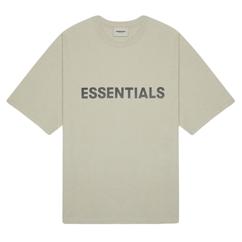 FEAR OF GOD ESSENTIALS 3D Silicon Applique Boxy T-Shirt Moss - Kick Game