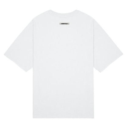 FEAR OF GOD ESSENTIALS 3D Silicon Applique Boxy T-Shirt White - Kick Game