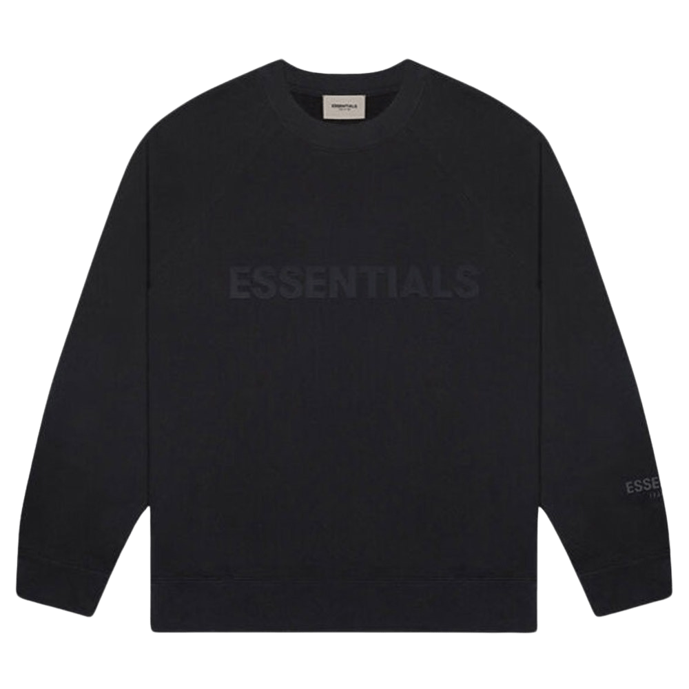 FEAR OF GOD ESSENTIALS 3D Silicon Applique Crewneck Dark Slate/Stretch Limo/Black - Kick Game